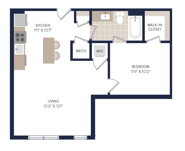 Floorplan - Rise at Temple Courts