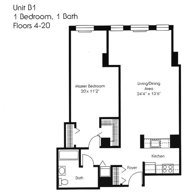 Floorplan - Portside Towers