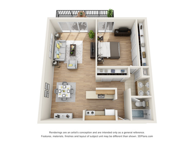 B3 - 1BD/1BA - Luxe Tower