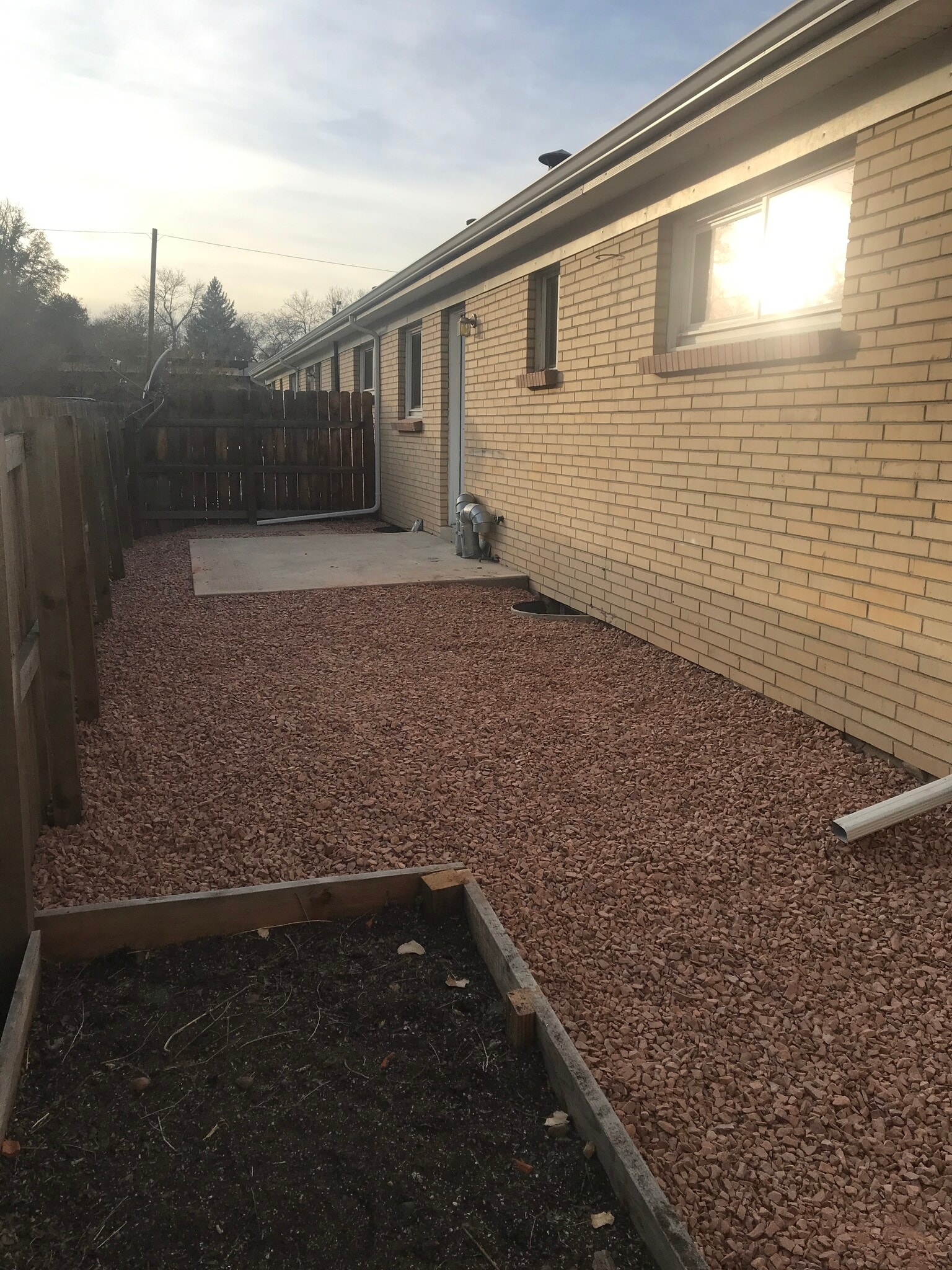 private fenced backyard - 1334 Marshall St