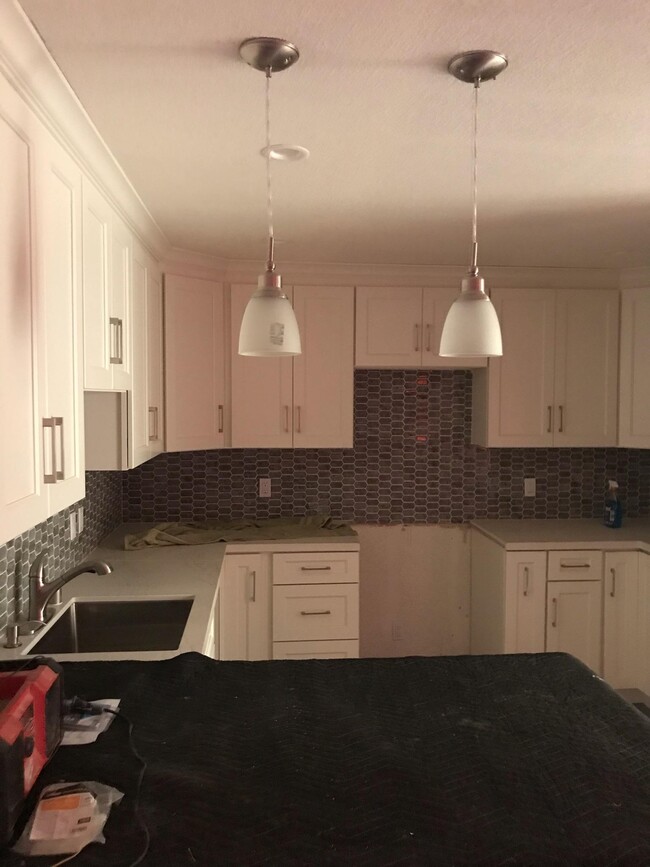 Kitchen is brand new and will incude all brand new stainless steel top of the line Samsung appliances. Garbage disposal, dishwasher, stove, microwave, and refrigerator. All lights have dmmable switches. Modern coler scheme with brand new shaker white cabinets. - 1450 166th Ave