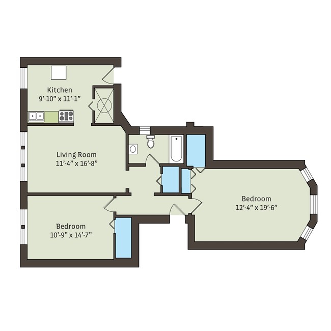 Floorplan - 925 East 46th Street