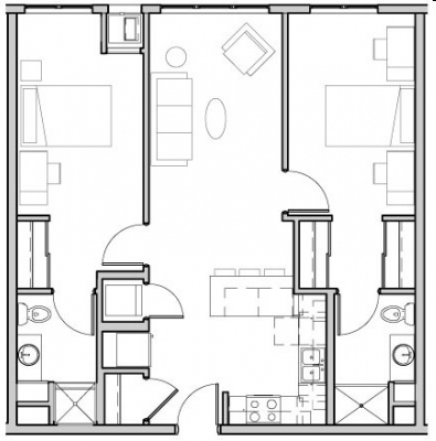 2BR/2BA - Yugo Minneapolis 412 Lofts