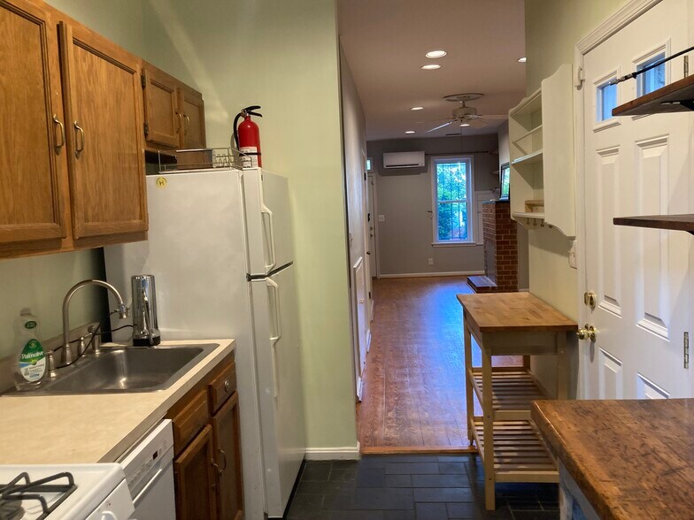 Kitchen from window - 1528 Marion St NW