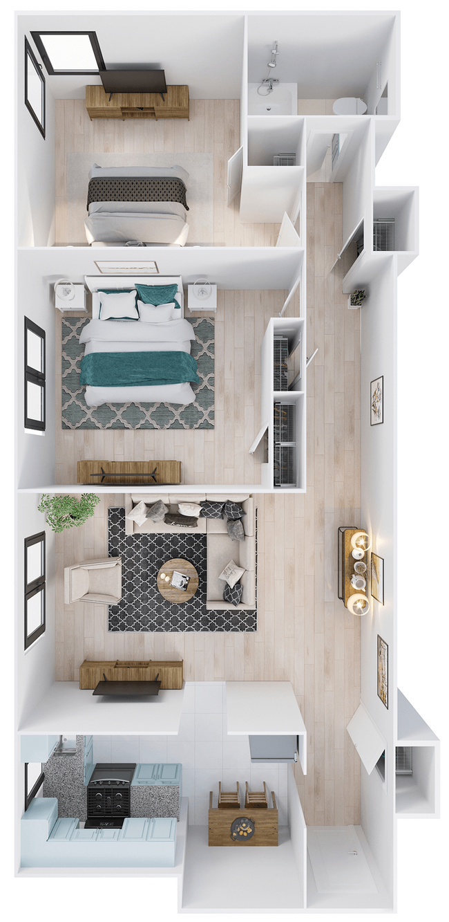 Floorplan - Kimbrough Towers