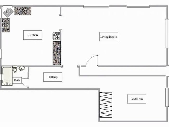 Floorplan - 5325 Whitsett Ave