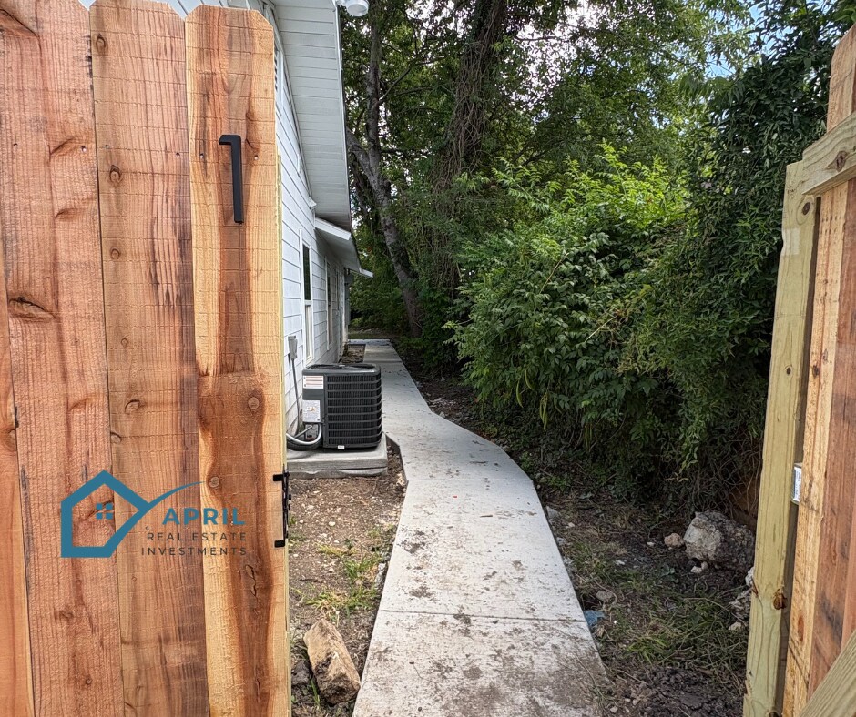 side yard - 1927 W Mayfield Blvd
