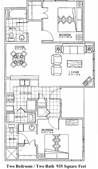 Floorplan - Autumn Ridge Apartment Homes