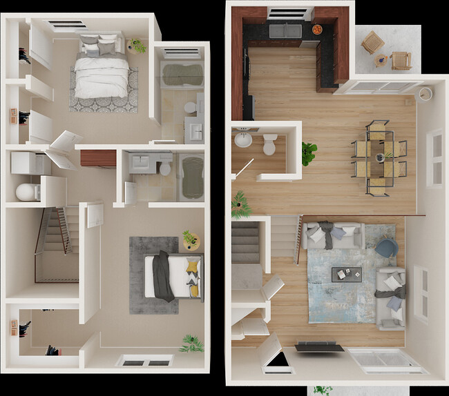 2x2.5 Townhome - Adora Townhomes