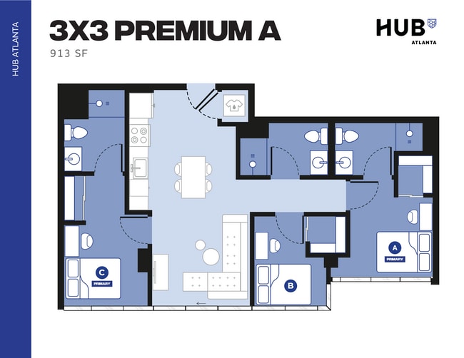 3x3 Premium A - Hub Atlanta