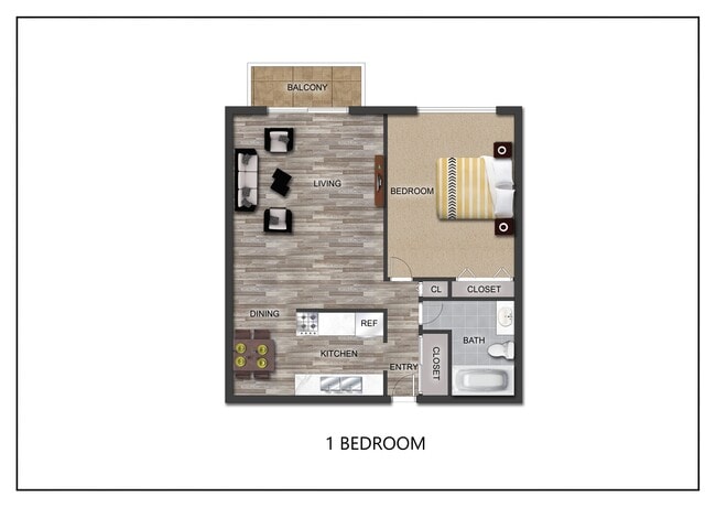 Floorplan - Lakehill Apartments