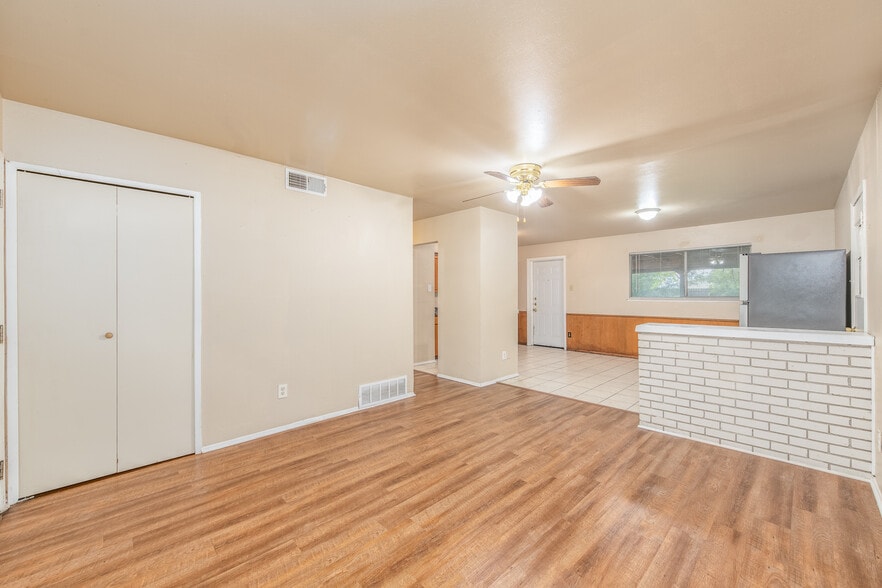 Living room into kitchen - 1816 E Tucker Blvd