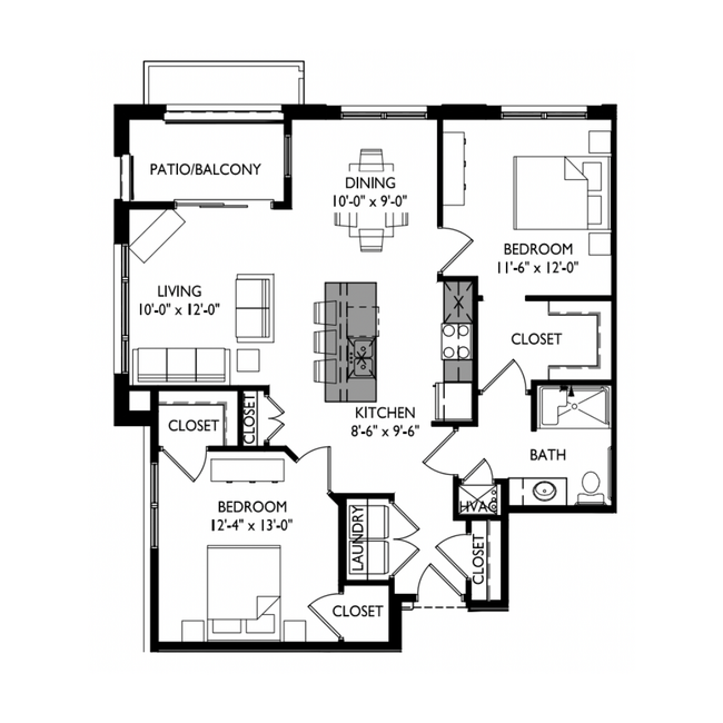 Floorplan - The Madisonian Senior Apartments