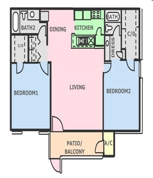 2BR/2BA - Winchester Place