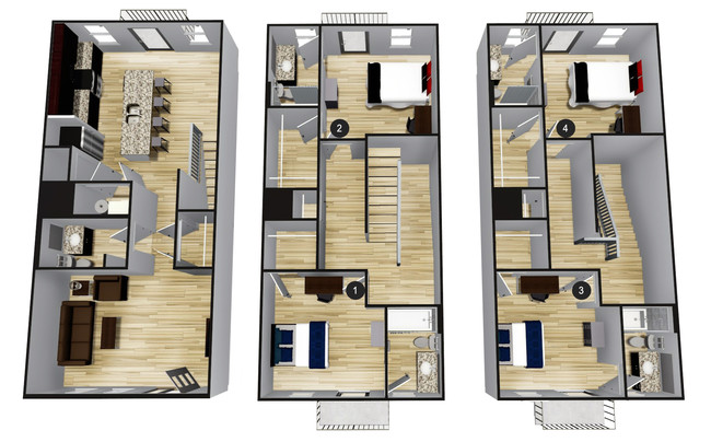 Floorplan - QUARTERS BLOOMINGTON