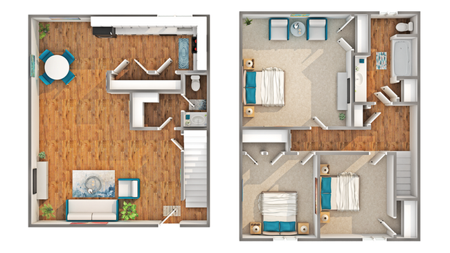 Douglas | Three Bed Townhome - Alturas Vose Townhomes