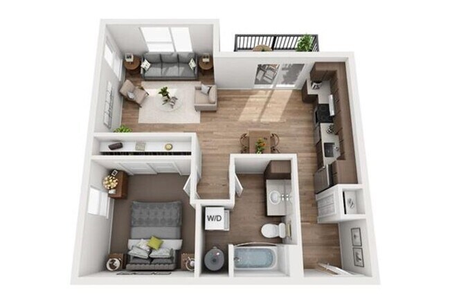 Floorplan - The Main Apartments
