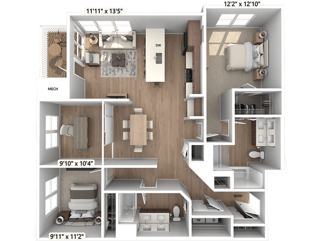Floorplan - Avalon Princeton Circle