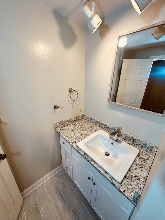 Newly renovated hallway bathroom - 245 Willow Ct