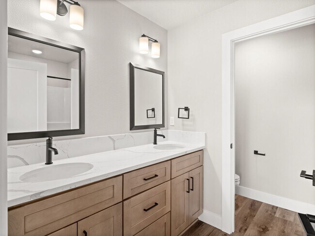 Building Photo - $500 move-in special! New, new, new! Gorgeous 2-bdrm/2.5-bath duplex townhome w/ garage, W/D, in ...