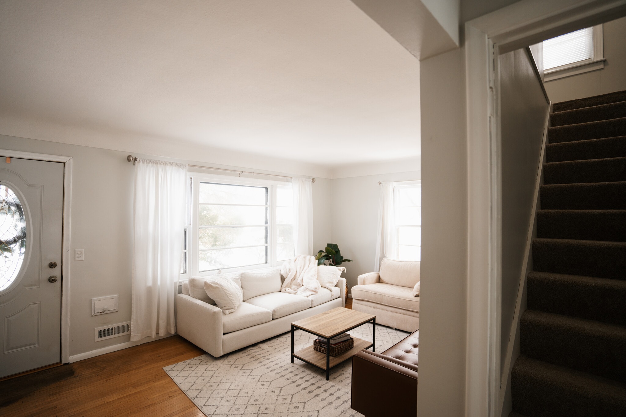 Living Room and Front Door - 2122 Highland Pl