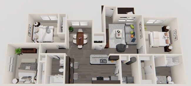 Floorplan - 2211 Grand Isle Apartments