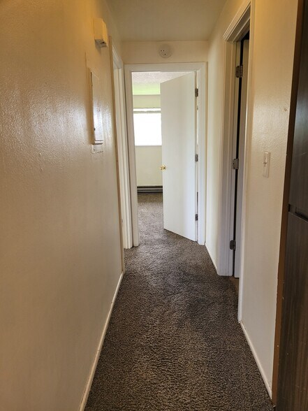 unit d hallway to bedrooms and bathroom - 1045 S Jasper St