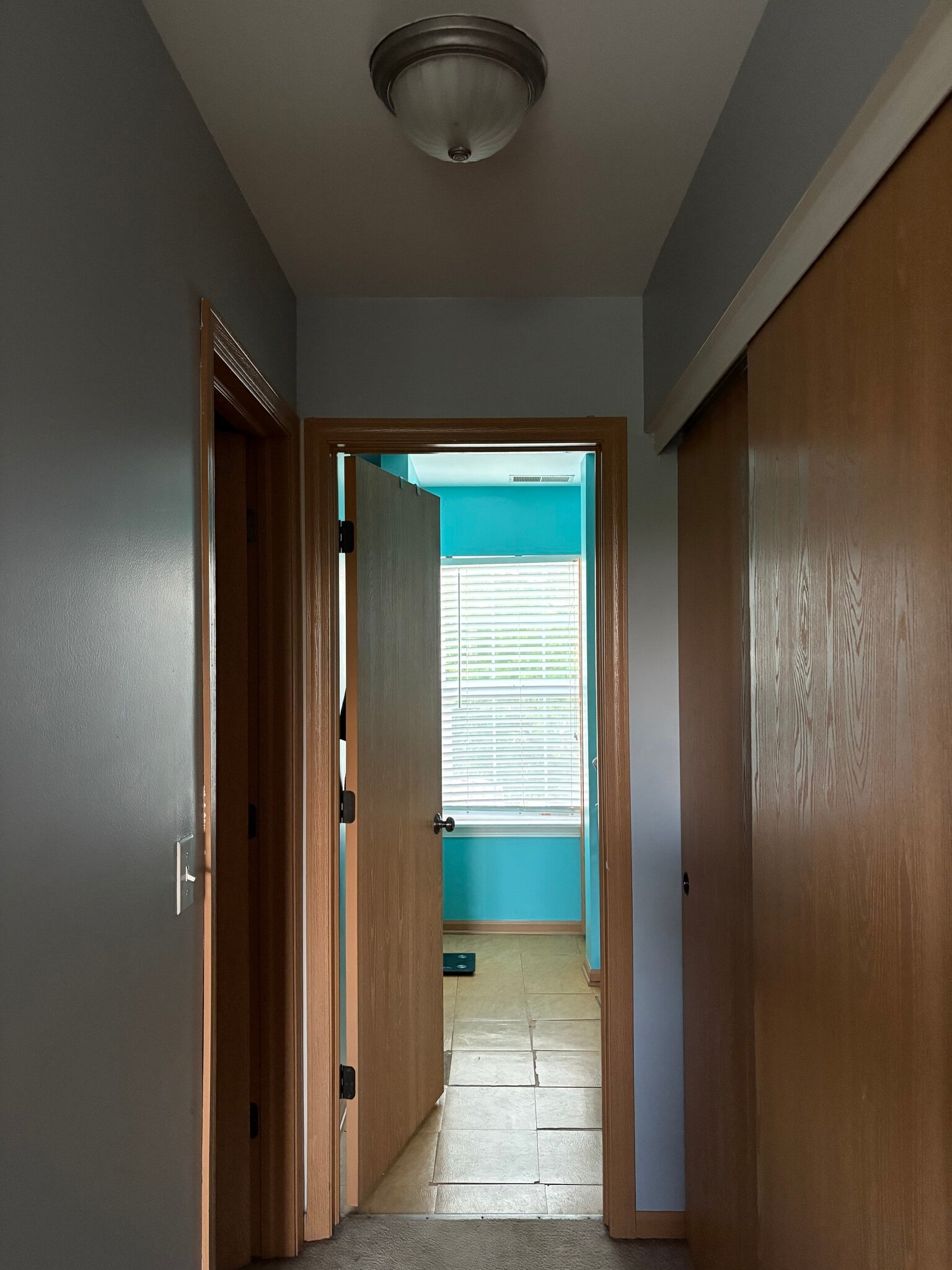 Primary bathroom, walk in closet on left and closet on right - 536 W Kristina Ln
