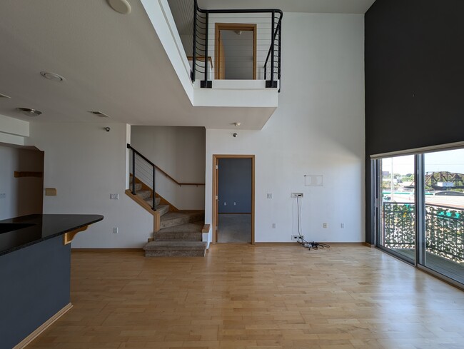 View of the lofted area from the living room - 2121 S Kinnickinnic Ave