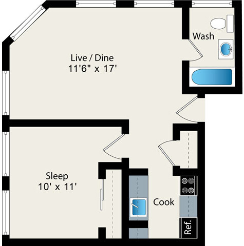 Floorplan - Reside at 2525