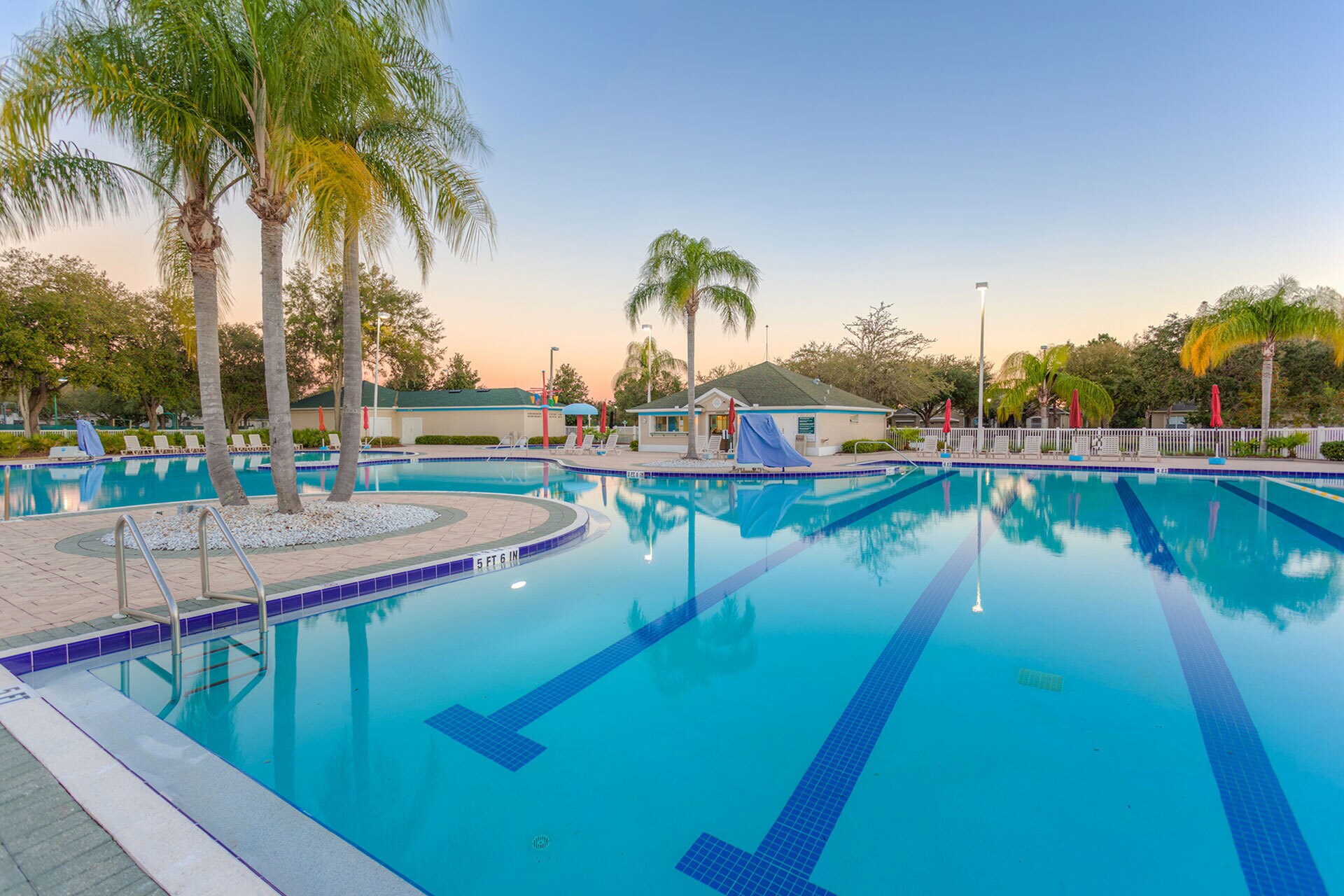 Access to community pool with slide, laps, and splash pad - 18135 Nassau Point Dr