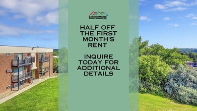 Building Photo - $840.95 with Half Off the first month's rent, 1 Bed, 1 Bath, Condo in Denver with Cozy Fireplace!