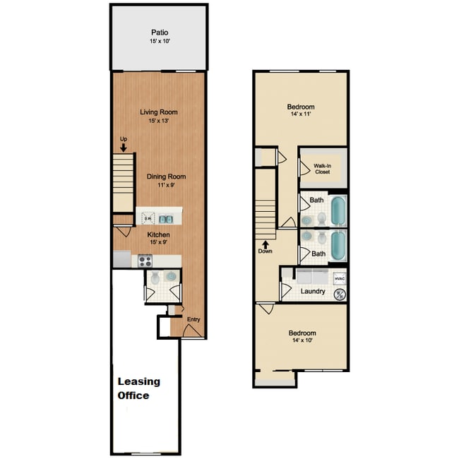Floorplan - Black Feather Apartment Homes