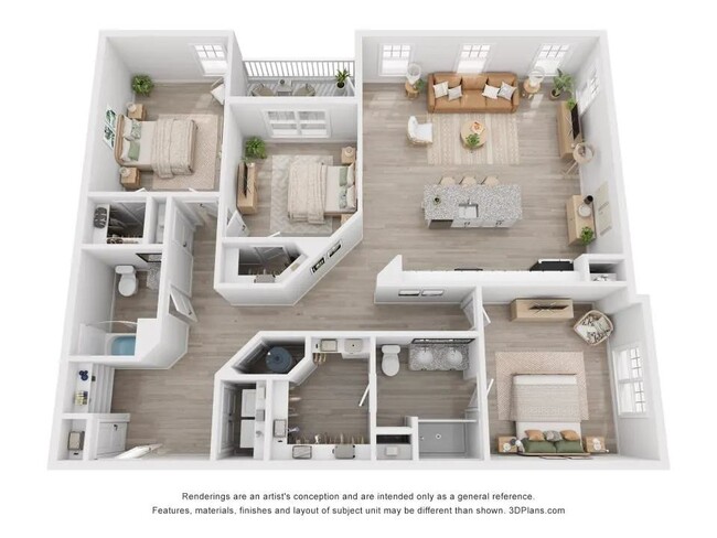 Floorplan - Luxe and Legends at Morganton Park Apartme...