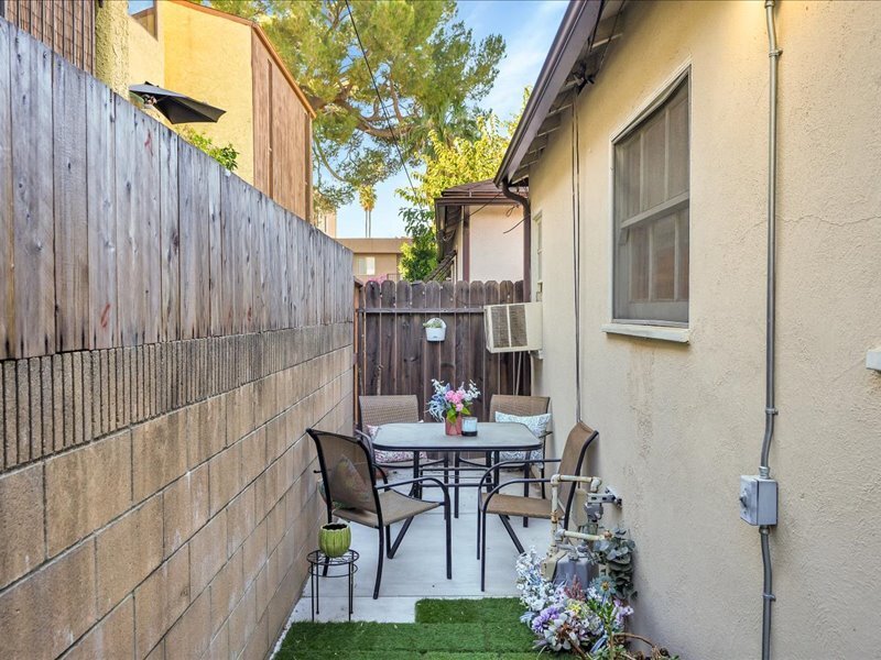 Private outdoor seating area for this unit - 4266 Troost Ave