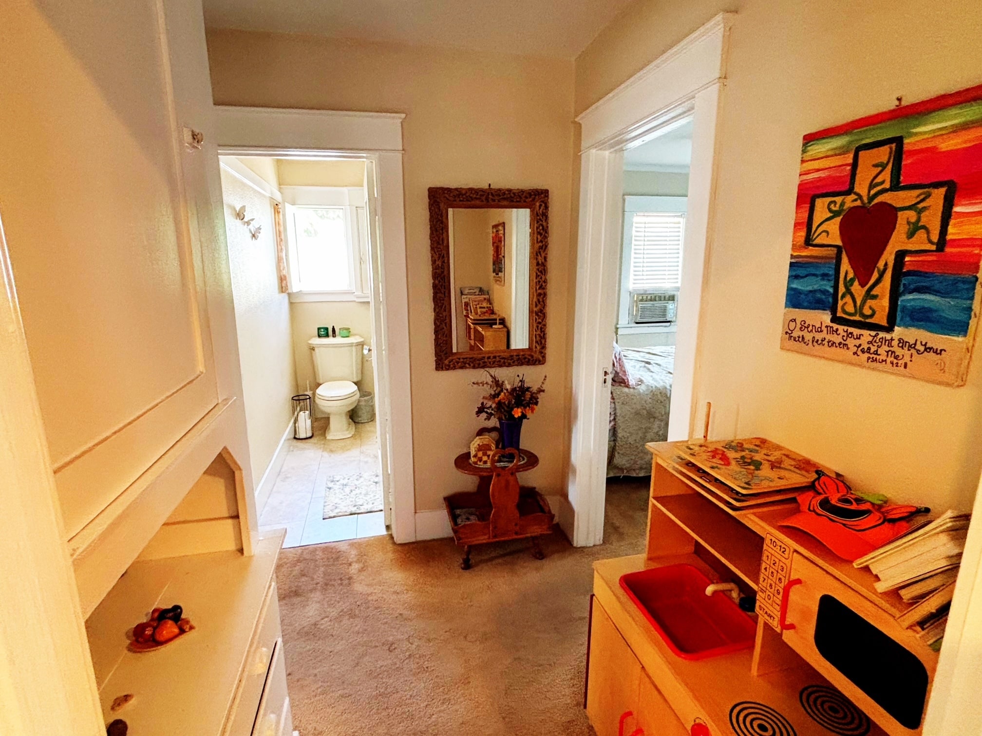 Hallway with Built In Cabinets - 6546 Painter Ave