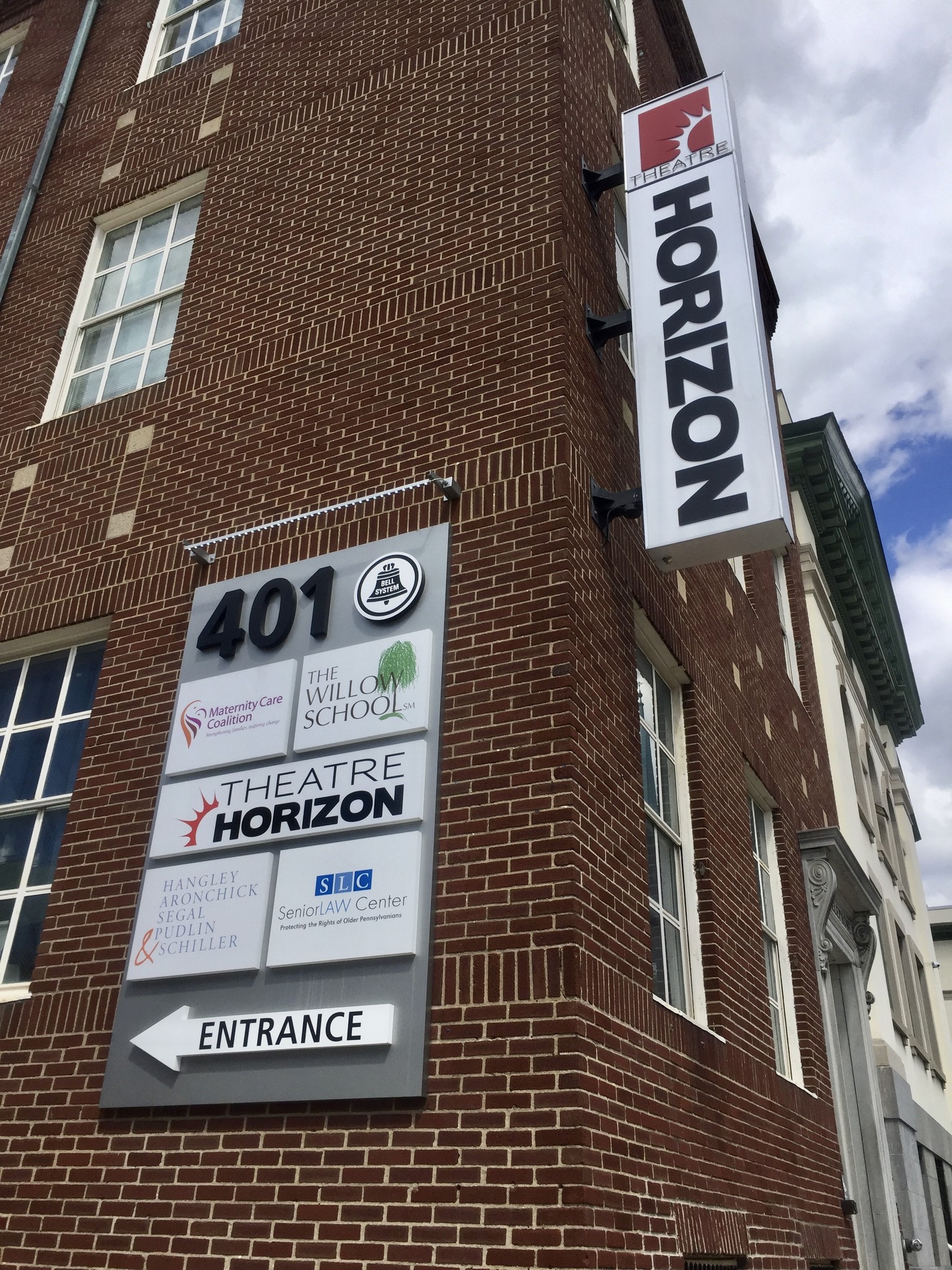 Theatre Horizon around the corner - 114 E Main St