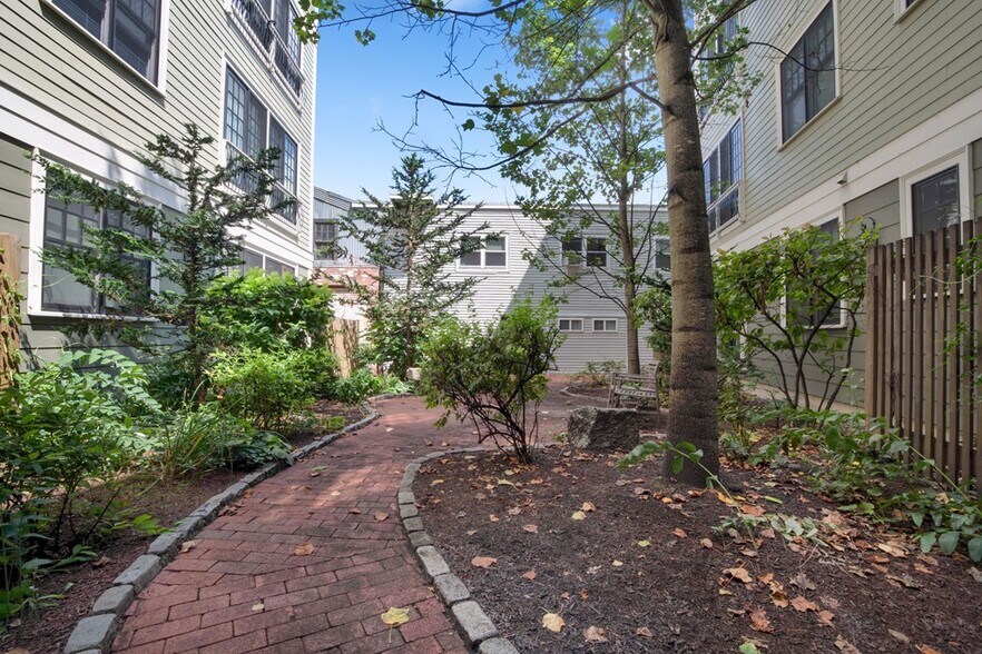 Shared courtyard - 80 Webster Ave
