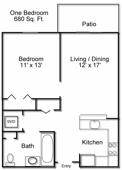 1BR/1BA - Conifer Village at Middletown (55+)