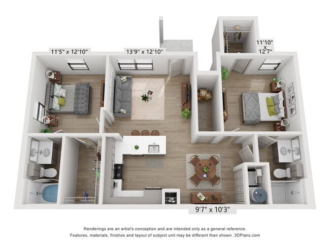 Floorplan - Emerson Wells Branch