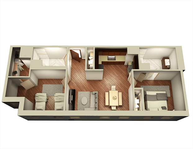 Floorplan - Somerset Place Apartments