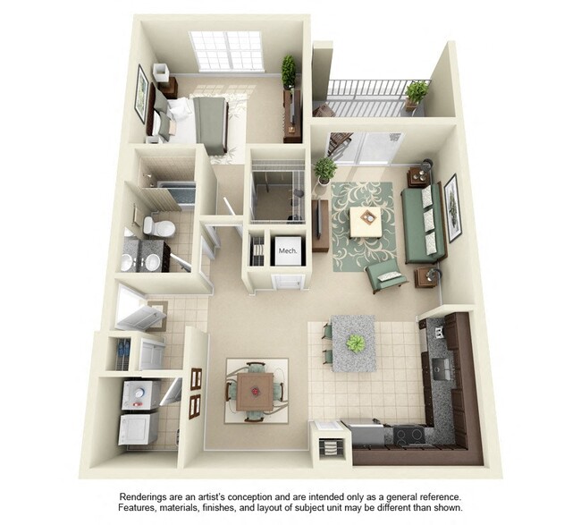 Floorplan - Bridges at Crosstown