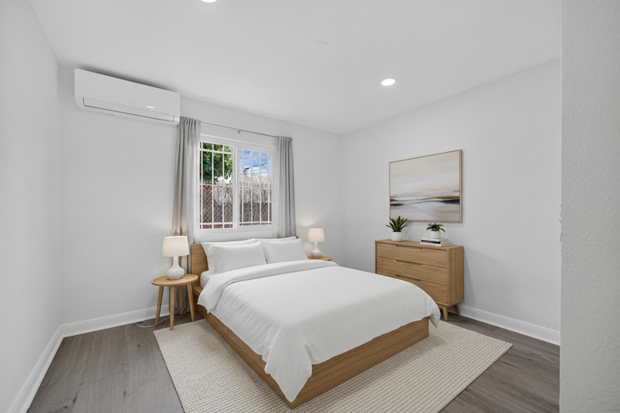 Staged bedroom 2 - 9817 Holmes Ave