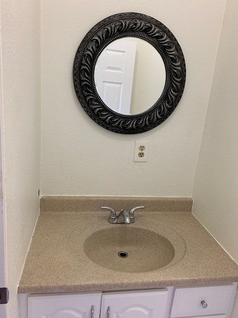 Bathroom sink with mirror - 5029 Douglas Ln