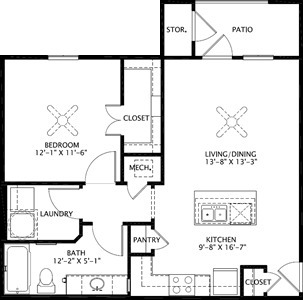 Floorplan - Pioneer Crossing Diboll