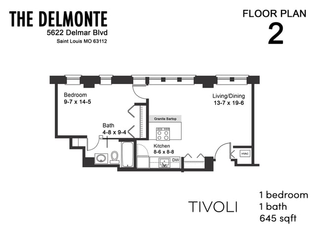 Floorplan - The Delmonte