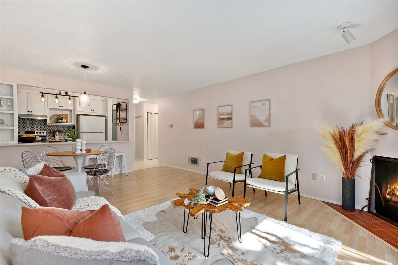 Staging - Living Room 2 - 1740 NE 86th St