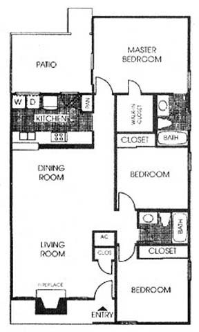 Floorplan - Woodcreek Hollister Apartments