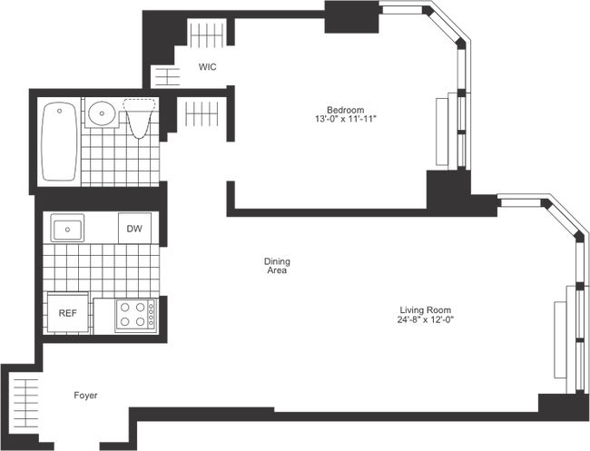Floorplan - Tribeca Tower