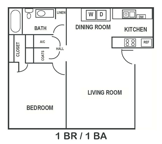 Floorplan - Metro Plex Apartments